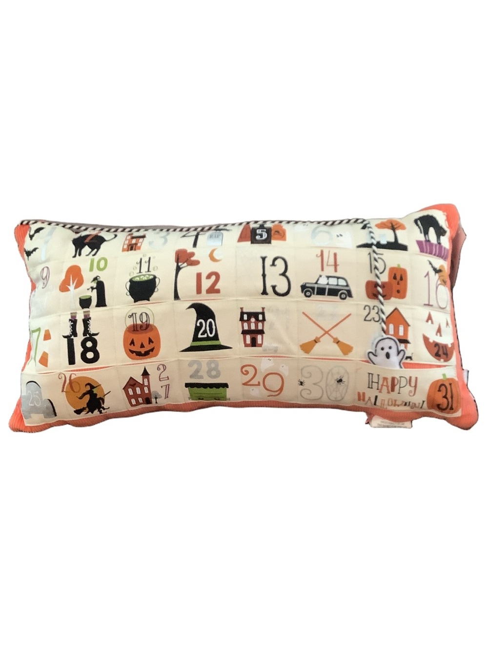 Isaac Mizrahi Countdown To Halloween Pillow New